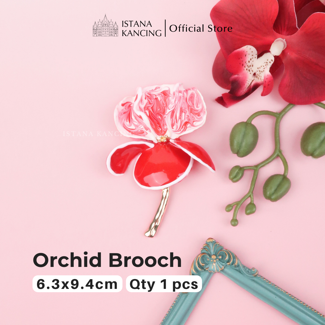 Orchid Brooch