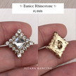 Tombol Berlian Imitasi Eunice