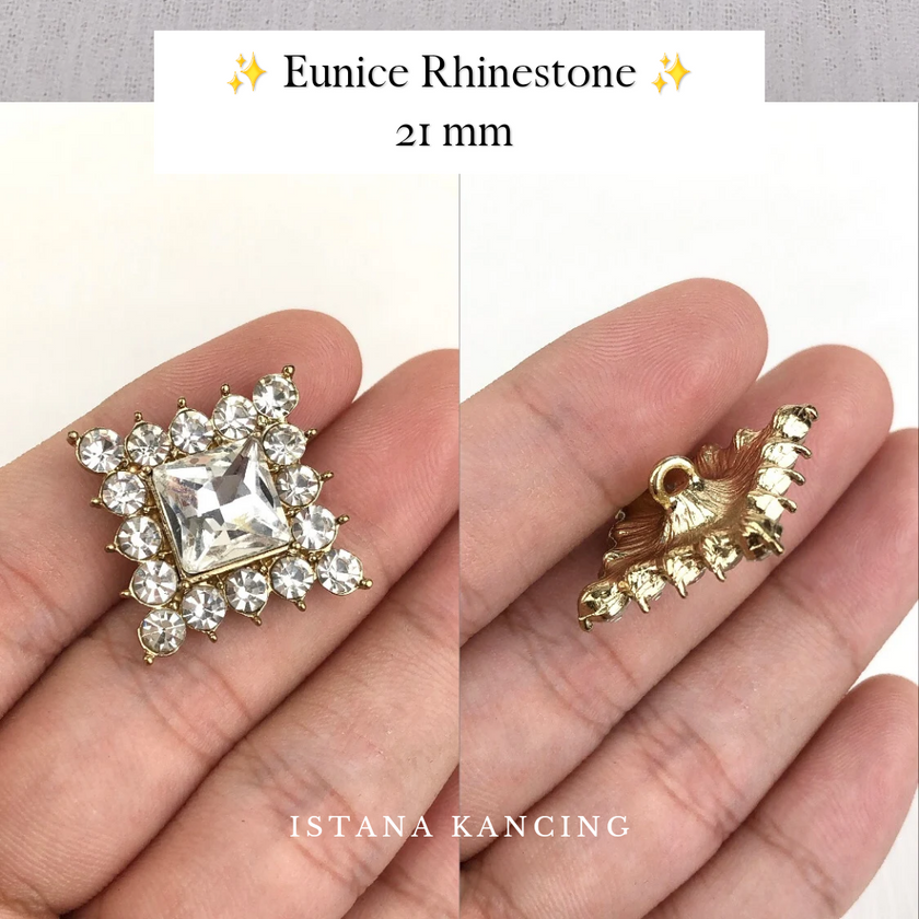 Tombol Berlian Imitasi Eunice