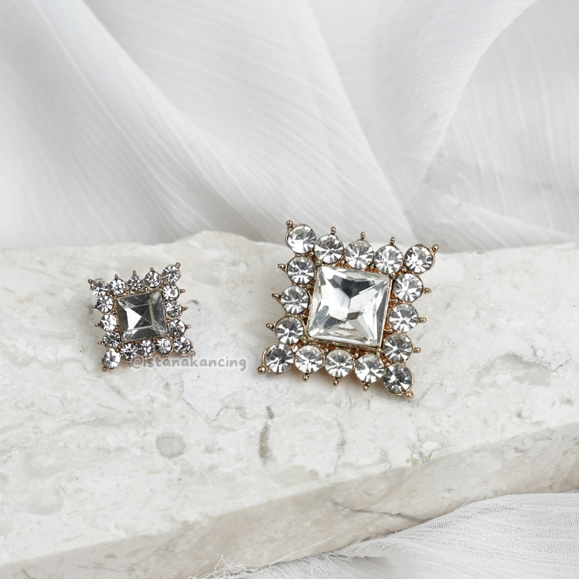 Tombol Berlian Imitasi Eunice