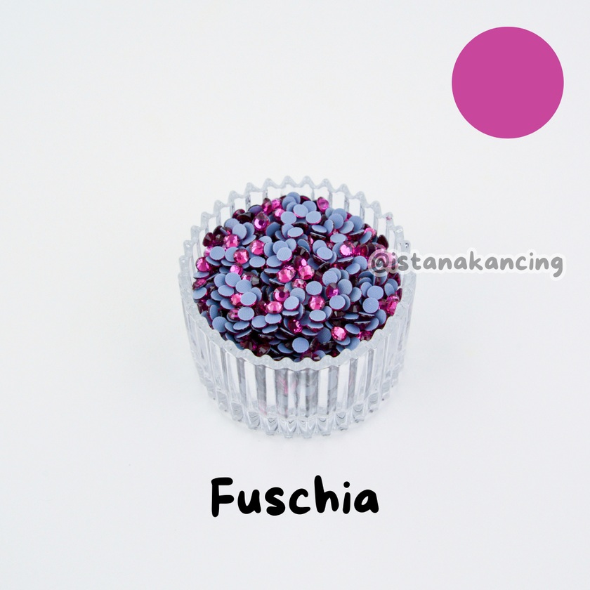 Payet Tempel Mute Gosok Hotfix Rhinestone SS12