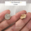 Gia Diamond Button