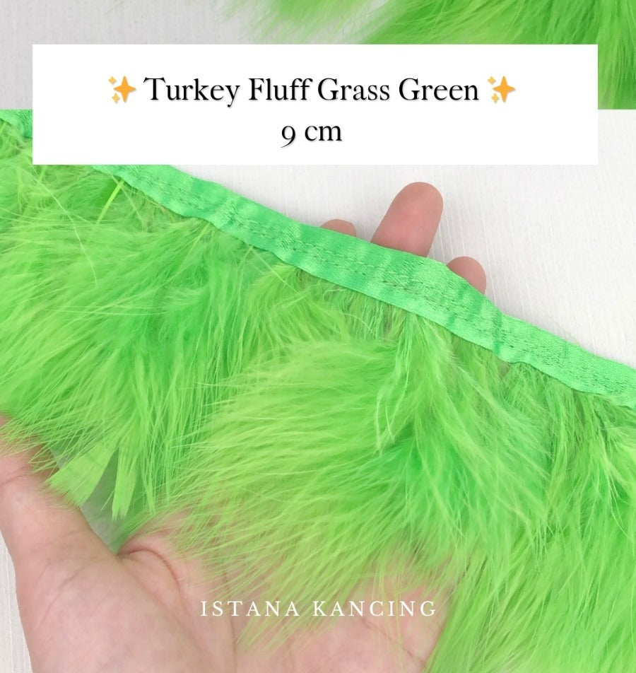 Turkey Fluff  Feathers 9cm