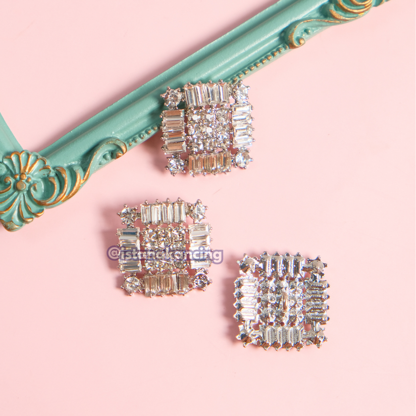 Kancing Heidi Rhineston 25mm