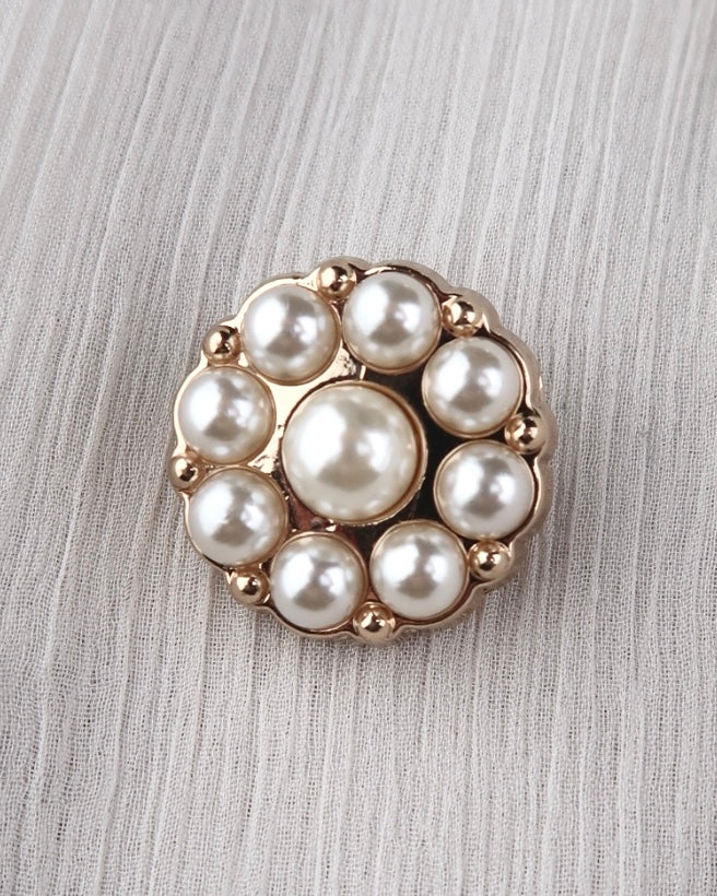 Honeycomb Pearl Button