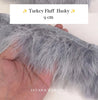 Turkey Fluff  Feathers 9cm