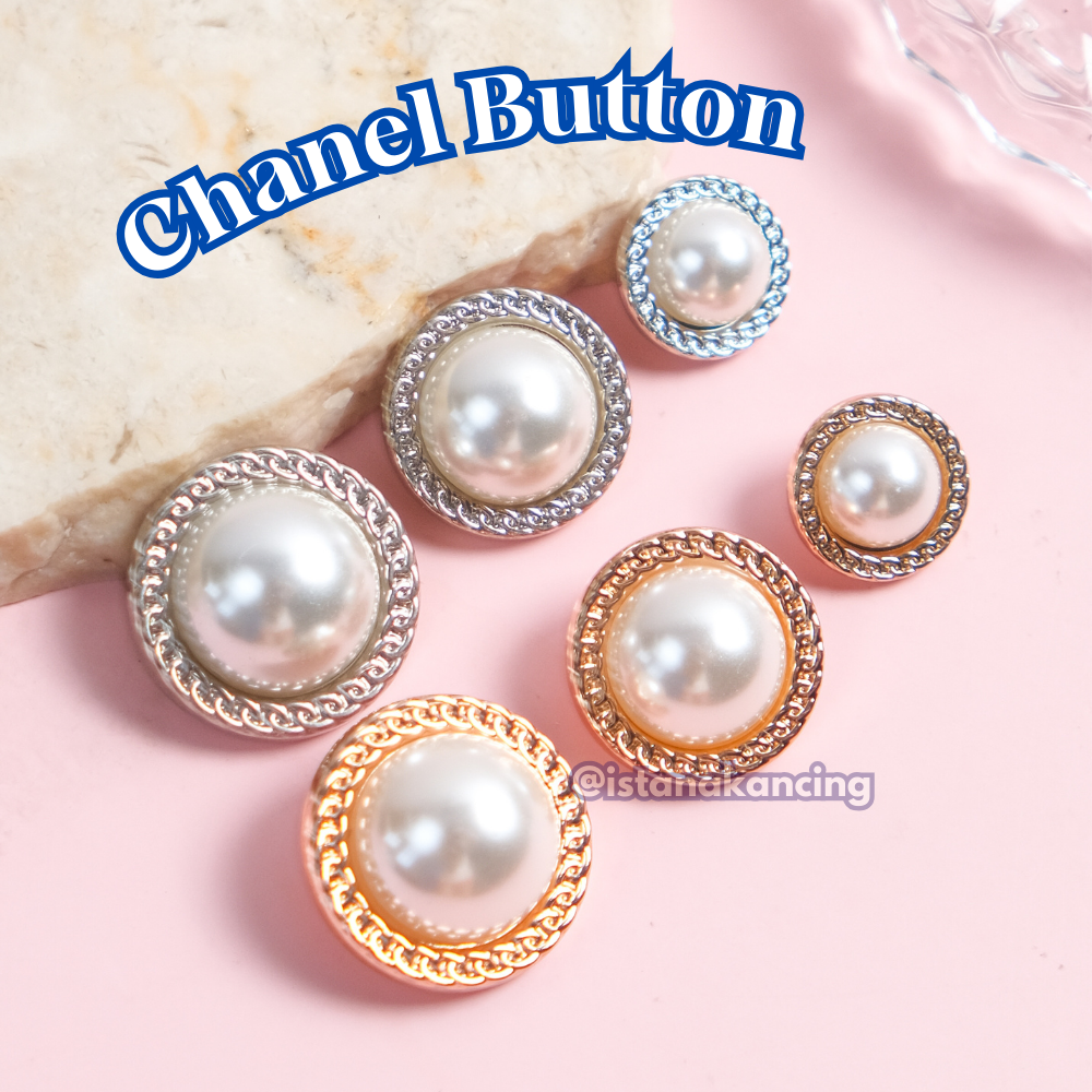 Chanel Pearl Button