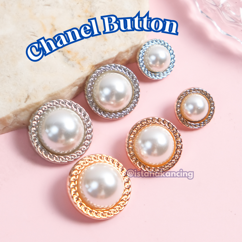 Chanel Pearl Button