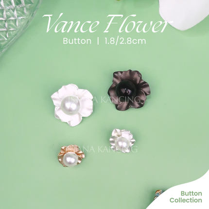 Kancing Jamur Unik Vance Button Kancing Bunga Cantik | Istana Kancing