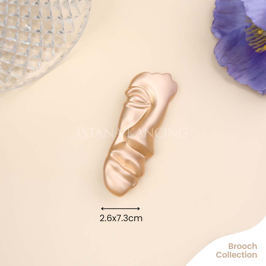 Brooch Chana Aksesoris Brooch Unik Hiasan Baju Pin Hijab Mewah Premium Button | Istana Kancing