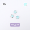 Round Pastel Crystal Claw Setting 12mm