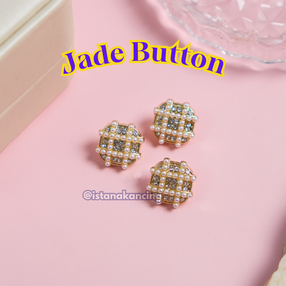 Jade Mini Button 13mm