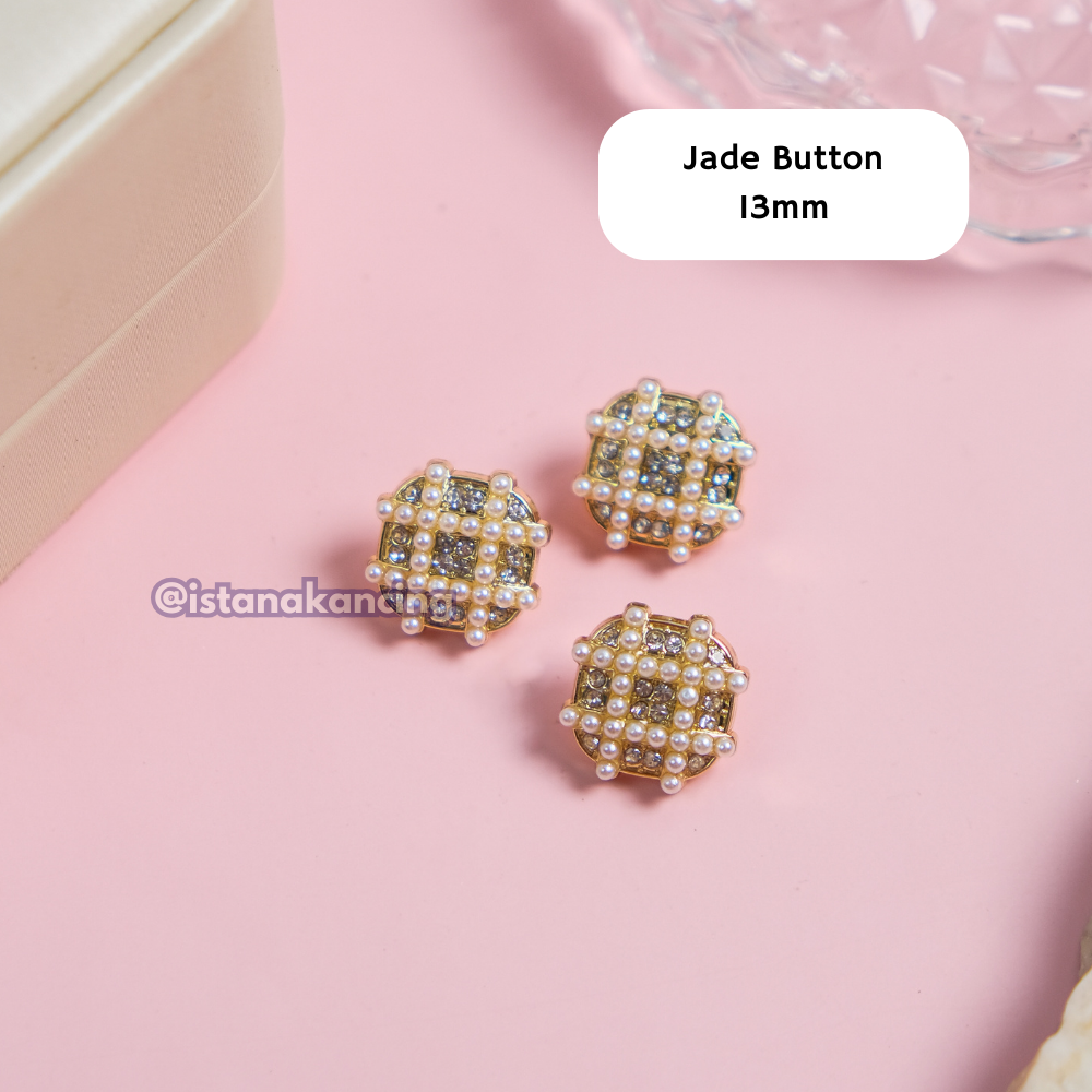 Jade Mini Button 13mm