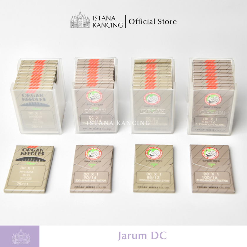 Jarum Organ DCx1 Jarum Mesin Jahit Industri Juki/Brother | Istana Kancing