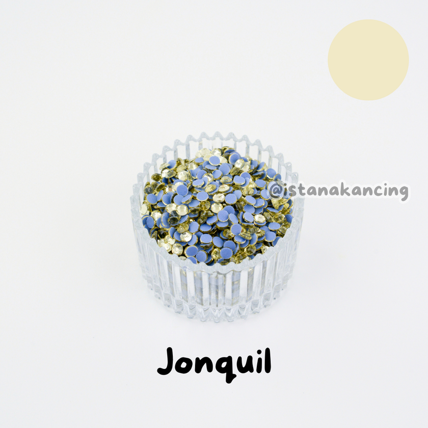 Payet Tempel Mute Gosok Hotfix Rhinestone SS16