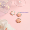Juliette Pink Marble Button