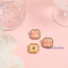Juliette Pink Marble Button