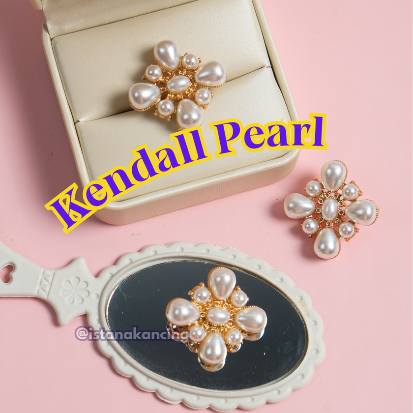 Kancing Mutiara Kendall 30mm