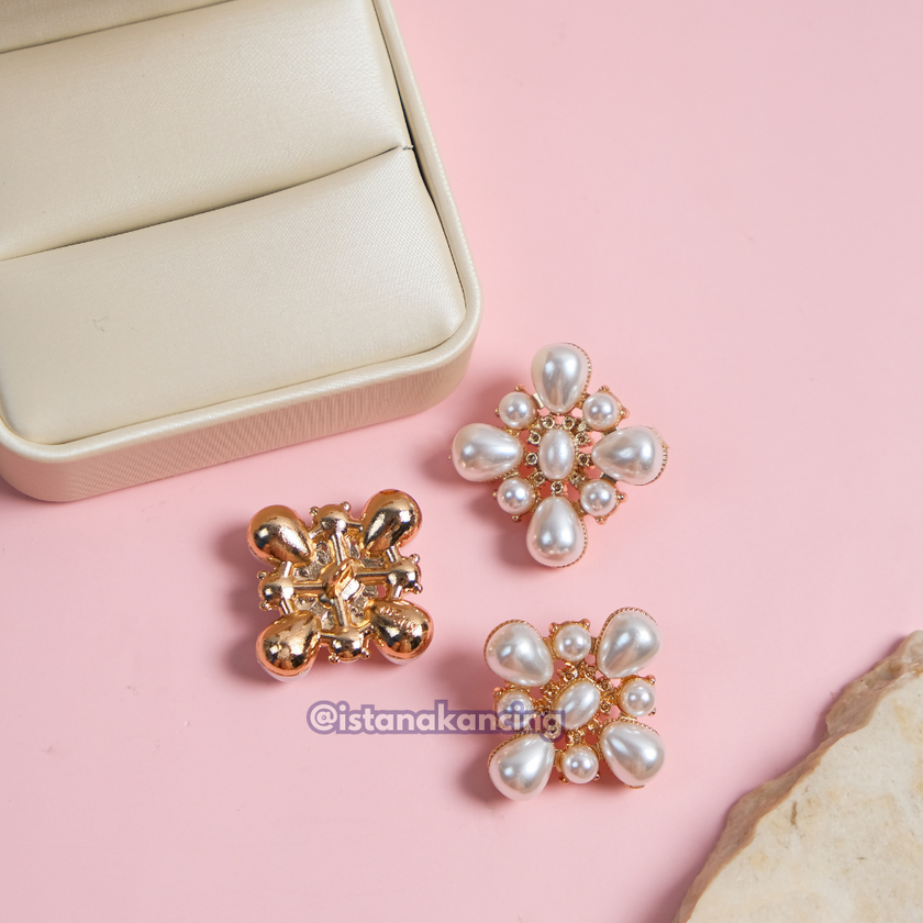 Kancing Mutiara Kendall 30mm