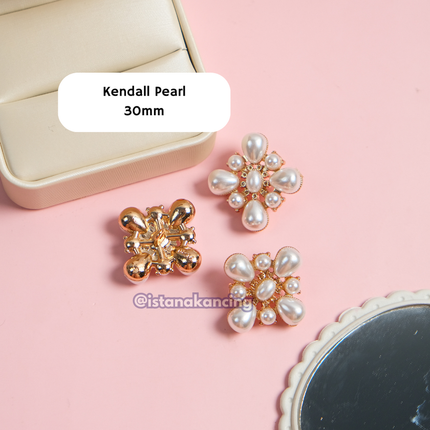 Kancing Mutiara Kendall 30mm