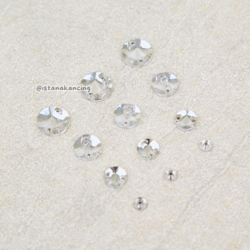Kristal Jahit Round