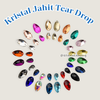 Kristal Jahit Tear Drop