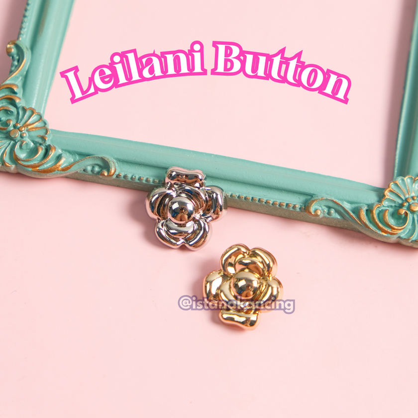 Kancing Bunga Leilani 20mm