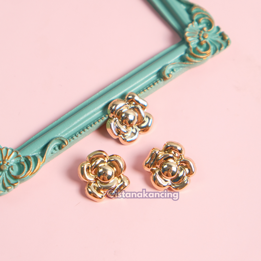 Kancing Bunga Leilani 20mm