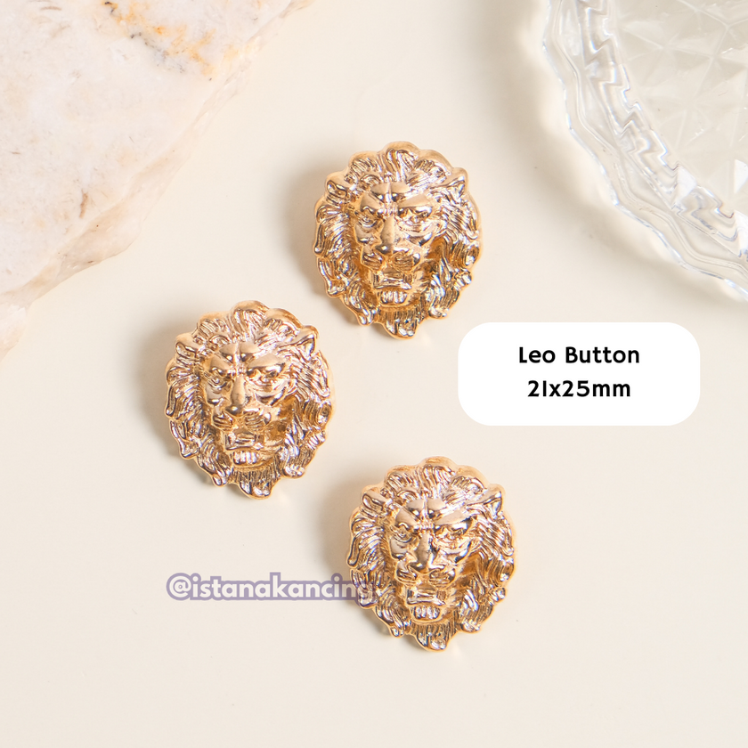 Leo Gold Kancing Jamur