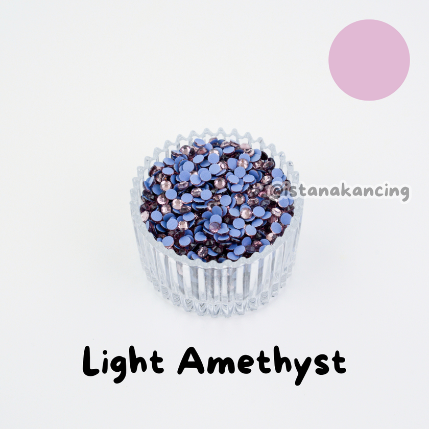 Payet Tempel Mute Gosok Hotfix Rhinestone SS12