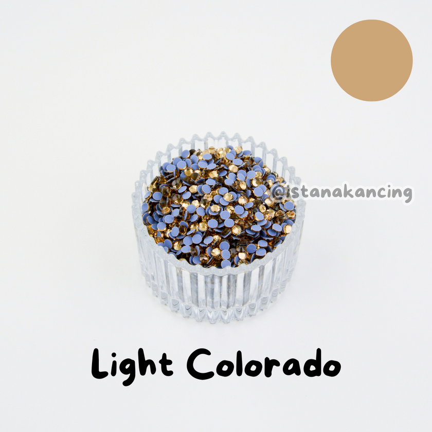 Payet Tempel Mute Gosok Hotfix Rhinestone SS12