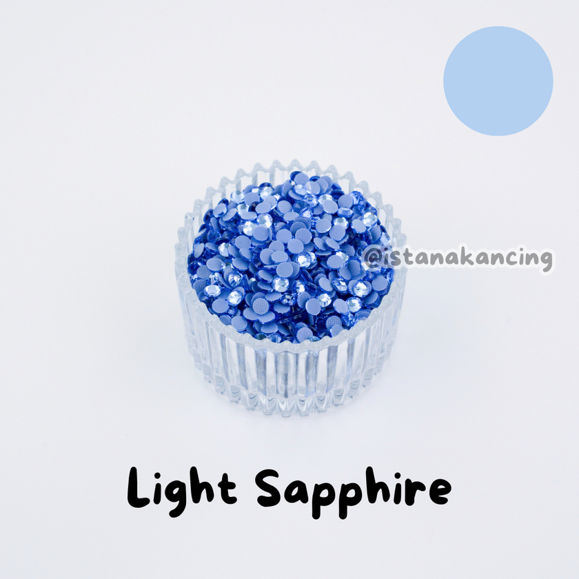 Payet Tempel Mute Gosok Hotfix Rhinestone SS16