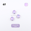 Round Pastel Crystal Claw Setting 10mm