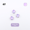Round Pastel Crystal Claw Setting 10mm