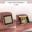 Medalion Square Kancing Pearl 20mm