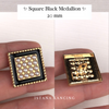 Medalion Square Kancing Pearl 20mm
