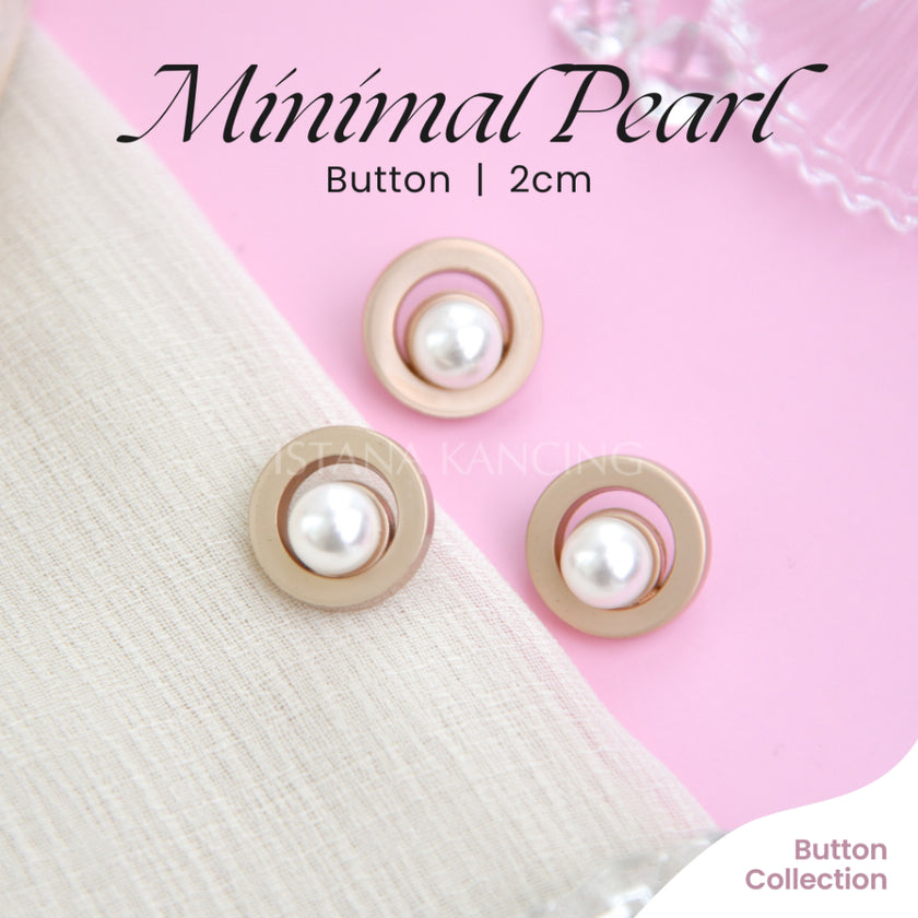 Minimal Pearl Button