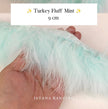 Turkey Fluff  Feathers 9cm