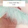 Turkey Fluff  Feathers 9cm