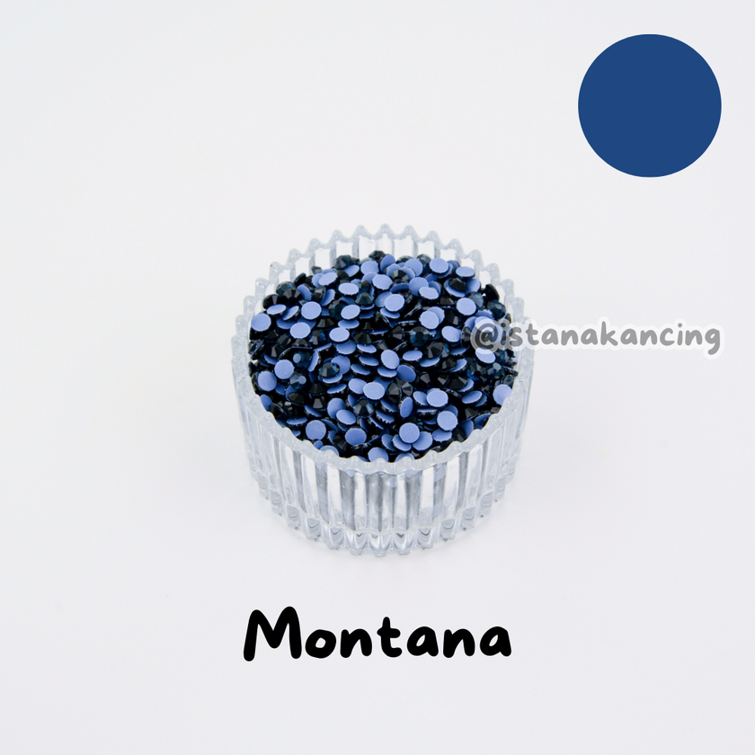 Payet Tempel Mute Gosok Hotfix Rhinestone SS16