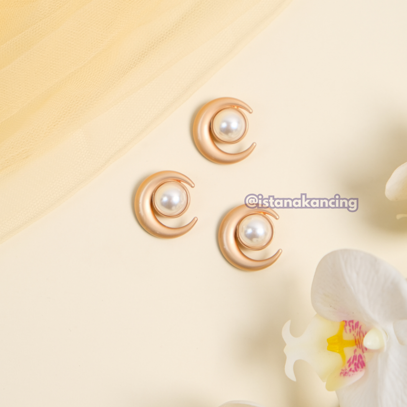 Moonstone Kancing Pearl 24mm