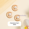 Moonstone Pearl Button
