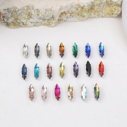 Navette Crystal Claw Setting 15mm