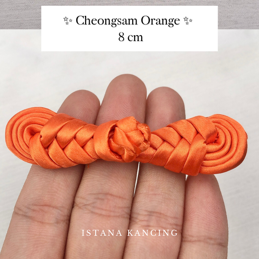 Cheongsam Satin Frog Button