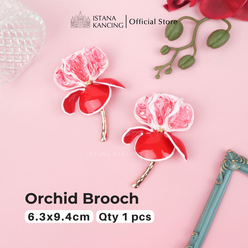 Orchid Brooch