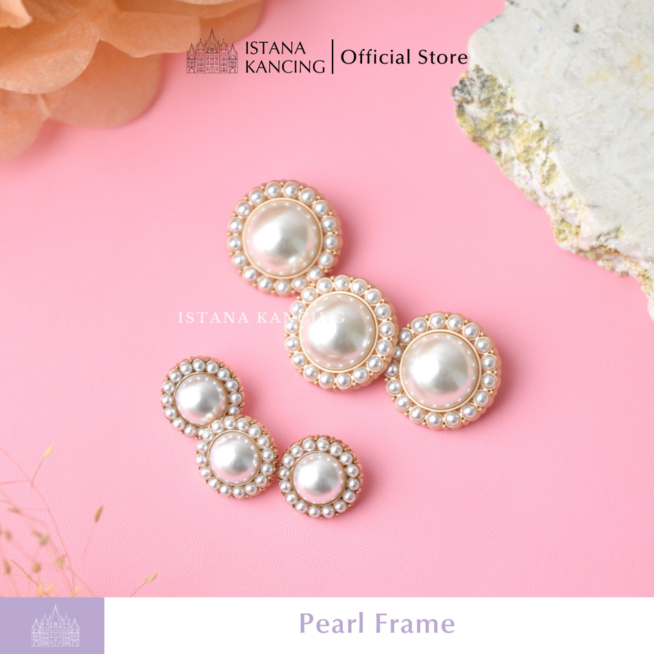 Pearl Frame Button