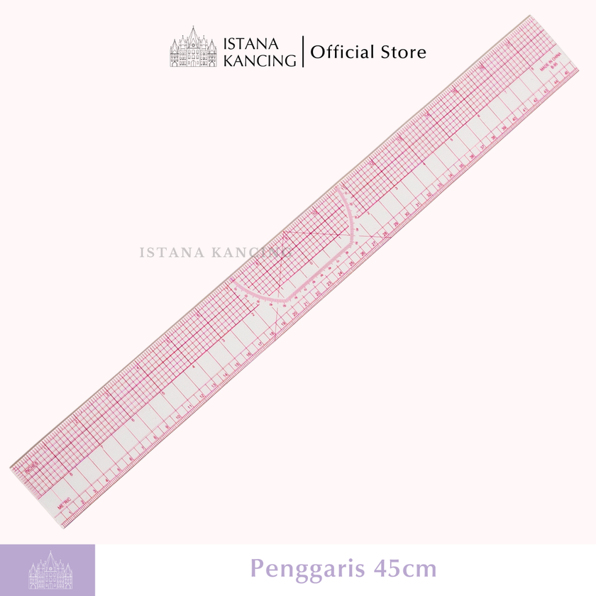 Transparant Ruler for Pattern Making