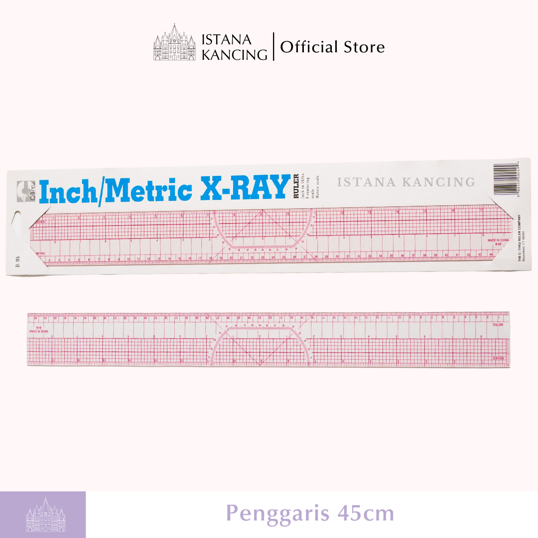 Transparant Ruler for Pattern Making