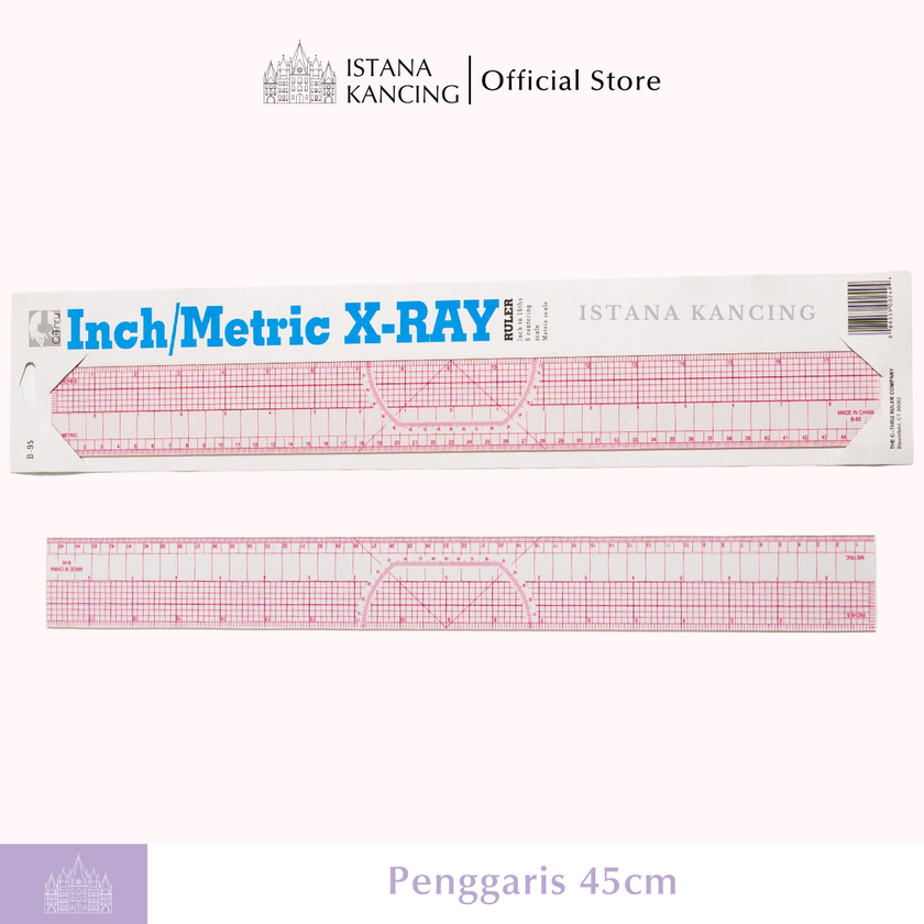 Transparant Ruler for Pattern Making