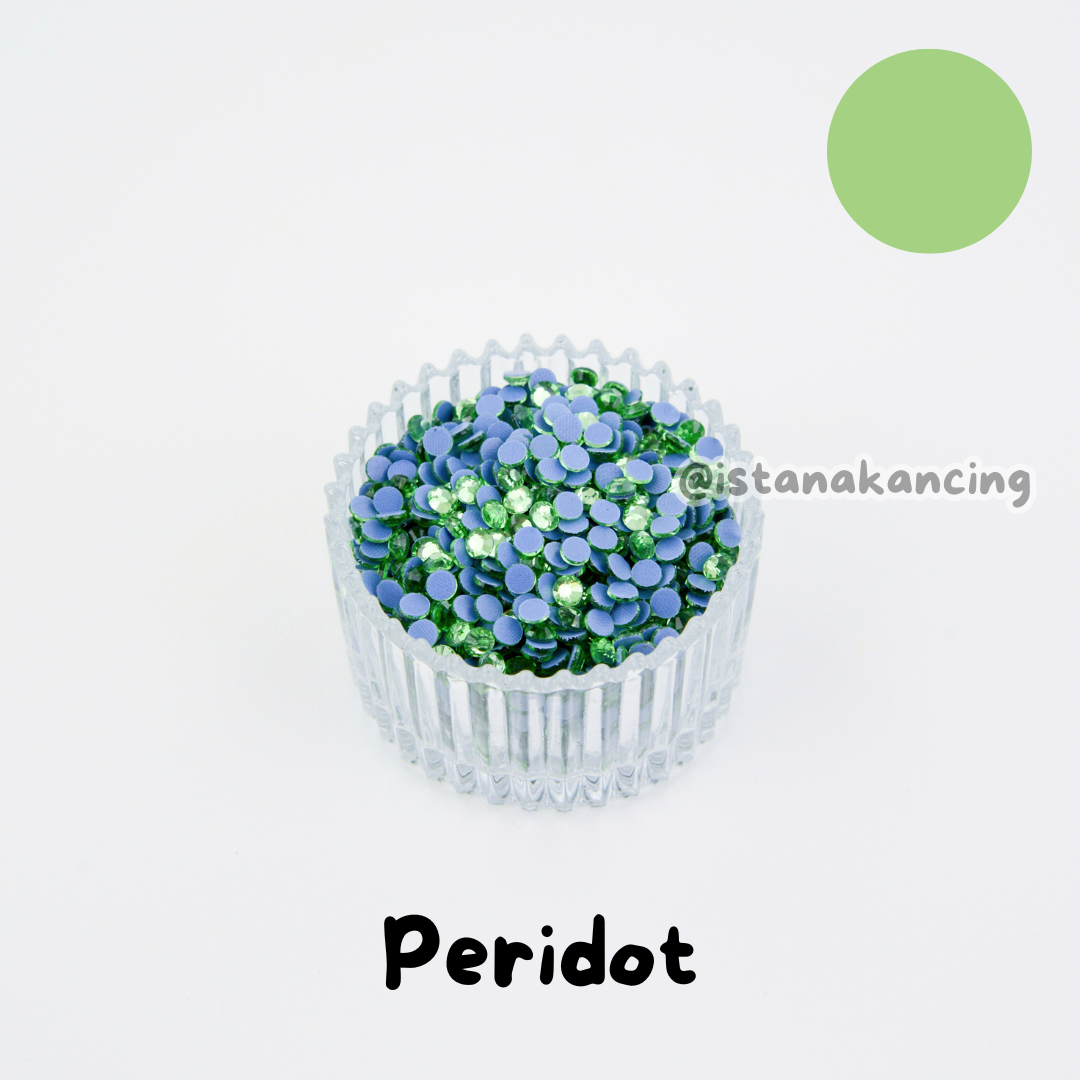 Payet Tempel Mute Gosok Hotfix Rhinestone SS8